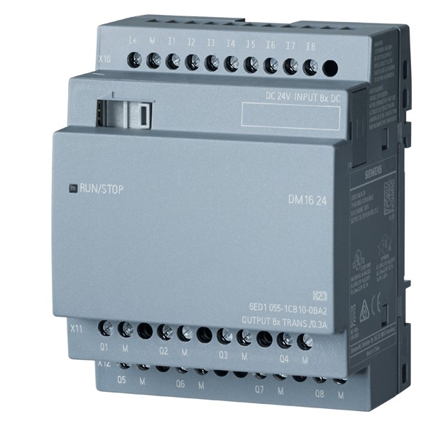 Μονάδα επέκτασης DM16 24 για LOGO 8 24V AC/DC 8DI 8DO (Ρελέ)