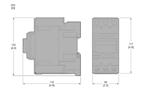 Ρελέ ισχύος 3P 18.5W 24VAC 1NO+1NC
