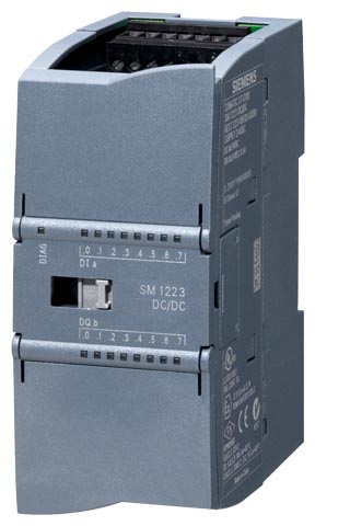 Μονάδα επέκτασης SM 1223 για SIMATIC S7-1200 24V DC 8DI 8DO (Τρανζίστορ 0,5A)